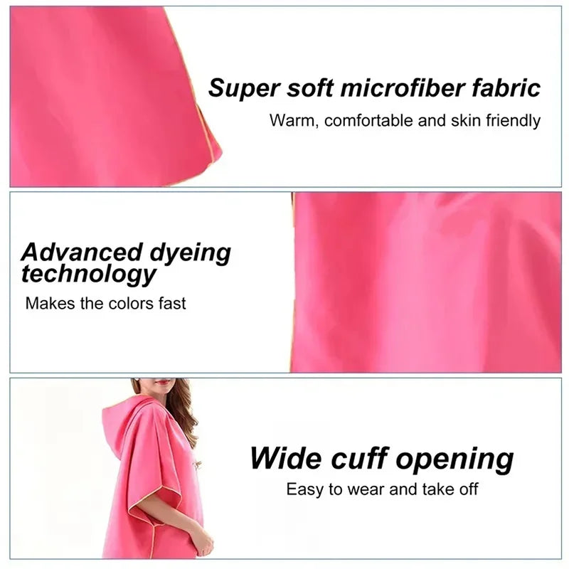 “The Salty Change” – Hooded Towel for Beach & Adventure Life